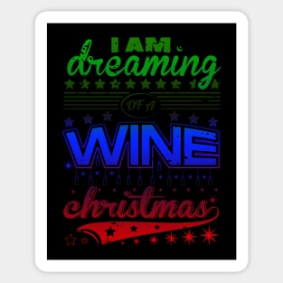 wine christmas! Sticker